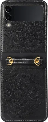 Immagine prodotto di Per Samsung Galaxy Z Flip7 FE / Flip6 5G Custodia in Similcuoio TPU con design Mandala