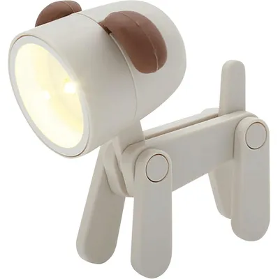 Produktbild von Mini-Lampe mit weißem Hund