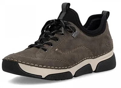 Image de Rieker Damen Leder Halbschuh Grau 45976-45