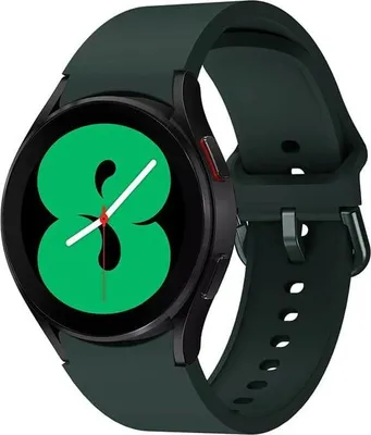Produktbild von Bizon Uhrenarmband aus Silikon für Galaxy Watch 20 mm, Dunkelgrün