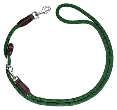 Produktbild von Vario-Hundeleine Freestyle, dunkelgrün, stufenlos verstellbare Länge, robustes Tau, wetterfest und pflegeleicht, Größe: 10/260