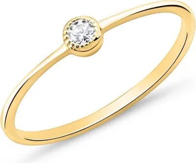 Produktbild von JEWLIX Ring aus vergoldetem 925er Silber mit Zirkonia