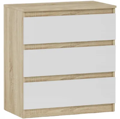 Obrázek produktu pro Komoda 70 cm 3 zásuvky skříňka FRAMIRE R-3 mix sonoma