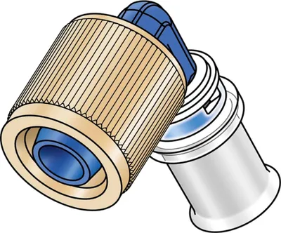 Produktbild von KE Kelit KWW482W, KELOX-WINDOX-W, Spülkasten-Anschlusswinkel, 90°, mit IG 16x1/2", 1 Stk.