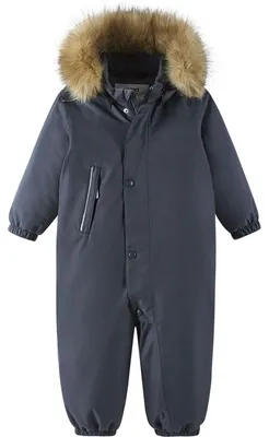 Produktbild von Reima Kinder Babyschneeanzug Reimatec Winter Overall, Gotland Schwarz 92 cm