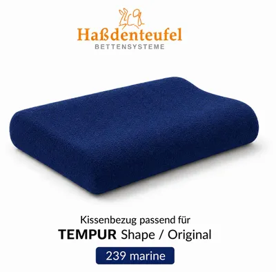 Produktbild von Kissenbezug passend für TEMPUR Shape Original S M L XL – Spannbezug, KI-generiertes Bild