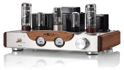 Obrázek produktu pro Lampový zesilovač, výstupní výkon 8 W × 2, frekvenční rozsah 20 Hz–25 kHz, rozměry 360 × 220 × 55 mm, kompatibilita 4 Ω a 8 Ω, zkreslení ≤ 1 %