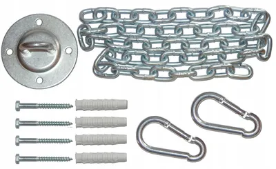 Produktbild von Potenza Montageset Edelstahl Hängemattenhalterung Deckenbefestigung