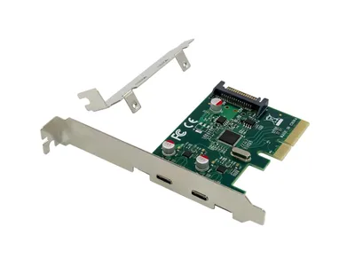 Produktbild von Conceptronic EMRICK07G 2-Port USB 3.2 Gen 2 Typ-C PCIe