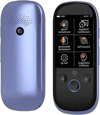 Productafbeelding van Taal Vertaler Apparaat: 75 Talen Mini Smart Voice Translator, 5 Talen Offline Vertaler WiFi/Hotspot Touch Screen Pocket Vertaler The New