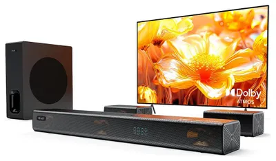 Image de Barre de son – Barre de son pour home cinéma – Barre de son surround – Son 7.1 canaux – Subwoofer