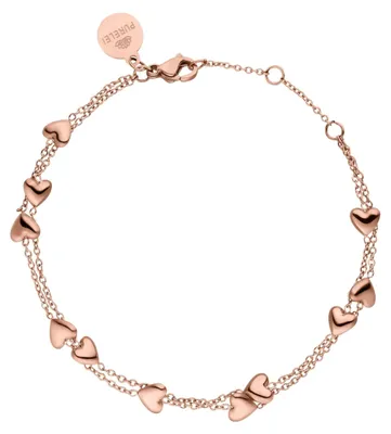 Produktbild von Purelei 2104-Bracelet-AlohiHeart-Rosegold, Weiblich, Edelstahl