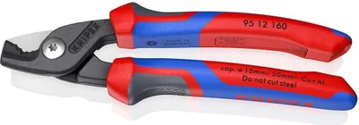 Produktbild von Knipex 95 12 160 SB Kabelschere StepCut 160 mm
