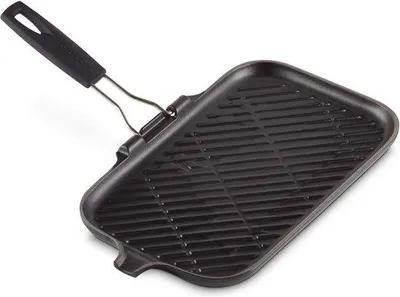 Obrázek produktu pro Indukční grilovací pánev 24 cm, černá, s povrchovou úpravou proti ulpívání tuku