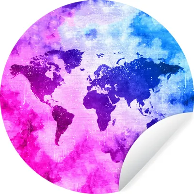 Produktbild von MuchoWow® - Tapetenkreis - Wandbild rund - Schlafzimmerdekoration - Wanddeko - runde Tapete - Kunst für zu Hause