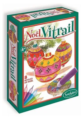 Image de Sentosphere Kit creatif Noel Vitrail
