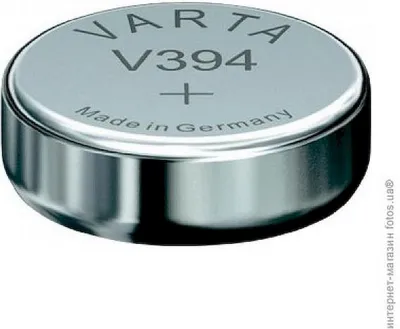 Obrázek produktu pro Varta -V394, Baterie na jedno použití, Oxid stříbrný, 1,55 V, 58 mAh, Stříbrná, 3,6 mm