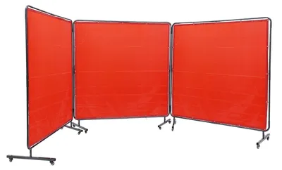 Obrázok produktu pre Ochranná clona laseru - Laserová clona - Laserová bariéra - Ochrana pred laserom - Laserová stena - Mobilný systém so 3 panelmi