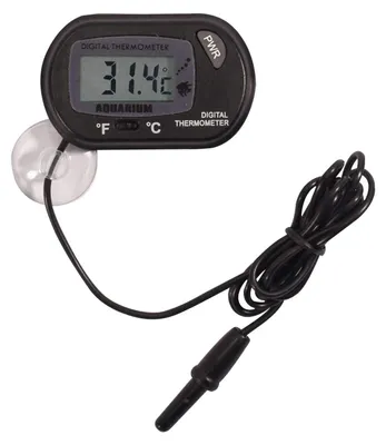 Zdjęcie produktu dla Termometr akwariowy cyfrowy - Wyświetlacz LCD - Sonda 1 m - Zakres -50 do 70 °C