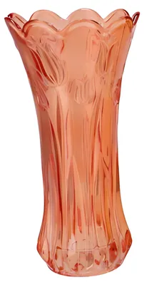 Produktbild von Blumenvase Delight - Blumenstrausvase - Glas - orange - 11 x 20 cm