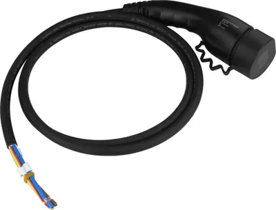 Produktbild von Ladekabel Typ 2 230V 16A 3,6kW 2 Meter IP54 Ersatzteil Wallbox Elektroauto 5842