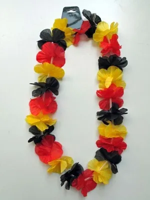 Produktbild von Deutschland Fanartikel Fußball Hawaiikette Blumenkette