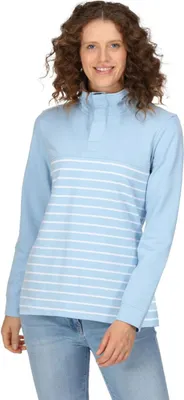 Produktbild von Damen Regatta Bayla blau gestreiftes Sweatshirt M