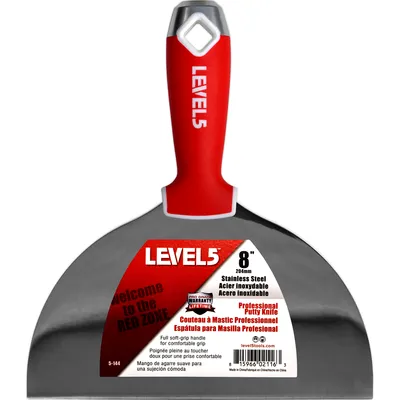 Obrázok produktu pre LEVEL5 Profesionálna špachtľa z nehrdzavejúcej ocele s kladivkovým hrotom 8"/204mm - 5-144