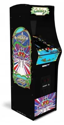 Produktbild von Arcade1Up Galaga Deluxe, Aufrecht stehender Arkadenschrank, Galaga, Unisex, 43,2 cm (17"), LCD, Schwarz, Mehrfarbig