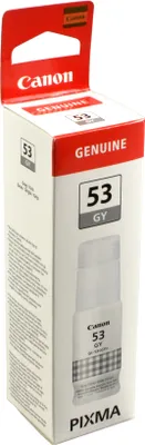 Produktbild von Canon GI-53GY Grau Tintenflasche, Original, Grau, Canon, PIXMA G650 PIXMA G550, 60 ml, Tintenstrahl