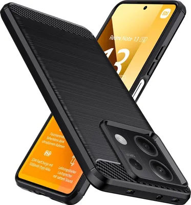 Produktbild von Hülle Carbon für Redmi Note 13 5G Schutzhülle Handy Case TPU Cover Handyhülle