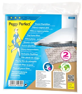 Immagine prodotto di Peggy Perfect Dunstflachfilter, mit Wechselhandschuh