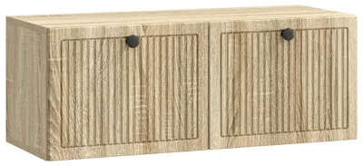 Image de Meuble TV mural vidaXL en chêne Sonoma 78,5 x 31 x 30 cm