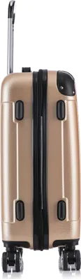 Image de Flexot® F-2045 | Valise de 20 pouces, taille M, bagage à main, valise de voyage, valise à roulettes avec poignée télescopique, valise à coque rigide, robuste, roulettes 360°, serrure à combinaison