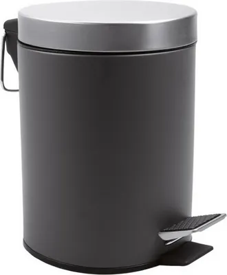 Produktbild von HomeLine 12 L Tretmülleimer Tret-Abfalleimer Mülleimer 613-400543 grau