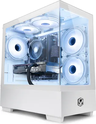 Produktbild von Vibox V-153 Gaming PC Weiß - AMD Ryzen 5 5500 4,1 GHz - Nvidia GTX 1650 4 GB - 16 GB RAM - 480 GB SSD - Windows 11 - WiFi