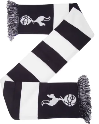 Image de Écharpe de fan avec logo Tottenham Hotspur FC SG6734 (taille unique) (Blanc/bleu marine)