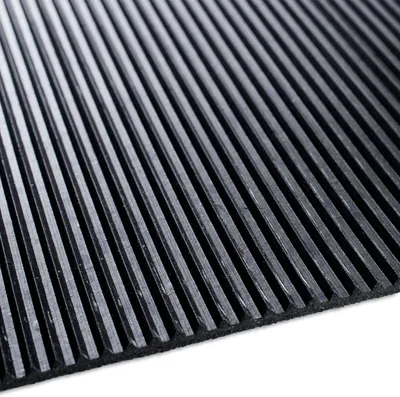 Produktbild von Gummiläufer in feiner Riefenstruktur - 10 Größen verfügbar - Breite: 100 cm - 100x500 cm