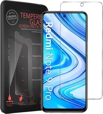 Produktbild von 2x Panzerglas für Xiaomi Redmi Note 9 Pro / 9S Glas Folie Displayschutz Schutzfolie