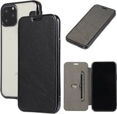 Image de Livre Housse Electro Book Cover compatible avec Samsung Galaxy S9 Plus (G965F) Housse Etui Portefeuille Protection Case Protection Noir
