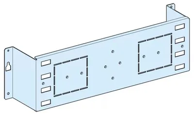 Obrázok produktu pre Schneider Electric PrismaSeT-G, montážna doska, FuPacT ISFT160, horizontálna, šírka = 600 mm, výška = 3 moduly LVS03121