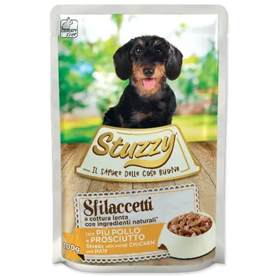 Obrázek produktu pro Stuzzy Dog kapsa Adult šunka 24X100G