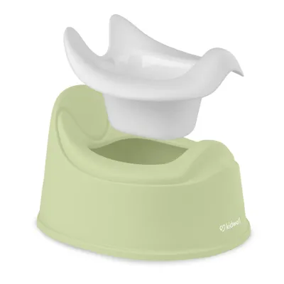 Produktbild von Baby Töpfchen KIDWELL NILO Toilette für Kinder mit Rückenlehne, herausnehmbarem Einsatz & Anti-Rutsch-Füßen PISTAZIE