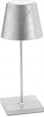 Produktbild von ZAFFERANO Poldina Mini PRO Tischlampe Silver Blatt