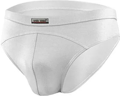 Produktbild von Sesto Senso Herren SLIP CADET Unterwäsche Unterhose Micromodal viele Farben - Weiß - L