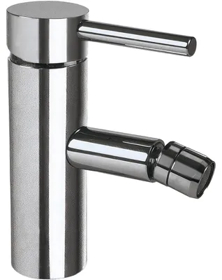 Bidetarmatur, verchromtes Messing, Keramikkartusche, Anschlussset