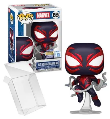 Produktbild von Funko Pop! Marvel - Miles Morales (Vibranium Suit) #1565 (2025 Winter Convention Exclusive)
