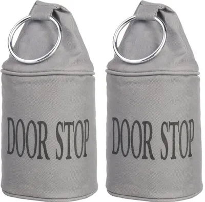 Immagine prodotto di 2 fermaporte Esschert Ø 13 cm - altezza 34 cm - 2 pezzi, colore grigio