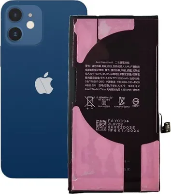 Image de Batterie Tradebit pour Apple iPhone 12/Pro 3230 mAh - Batterie de rechange Li-Ion pour téléphone portable - Batterie de smartphone - Réparation