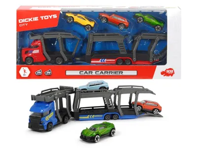Image de Dickie Toys Autotranssporter + 3 Auto's
